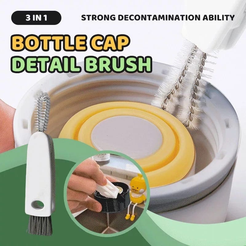 Bottle Cover Gap Cleaning Brush, Lunch Box Rubber Ring Groove Gap Cleaning Brush, 3 in 1 Cup Lid Cleaner, Multifunctional Bottle Gap Cleaner Bottle Cover Gap Cleaning Brush, Lunch Box Rubber Ring Groove Gap Cleaning Brush, 3 in 1 Cup Lid Cleaner, Multifunctional Bottle Gap Cleaner